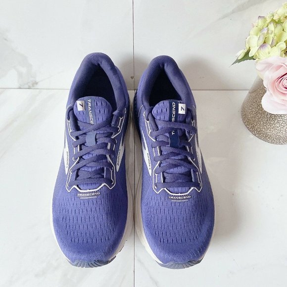 Brooks Transcend 7 Mens Road Running Shoe Deep Cobalt Grey Navy Blue US 8.5 D - Picture 3 of 7